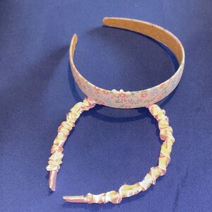 Floral and Satin Headband Set 2 Women’s Girls hair accessories